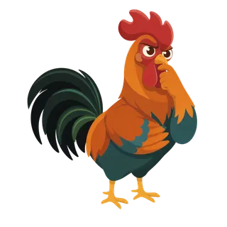 Roosta the rooster doing the Memory mission
