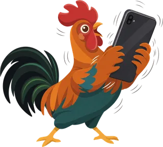 Roosta the rooster doing the Shake mission